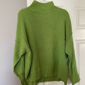 Lime green sweater